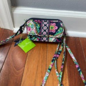 brand new vera bradley cross body wallet